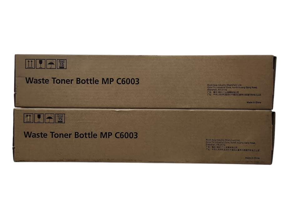 Lot of 2x New Ricoh Waste Toner Bottle MP C6003