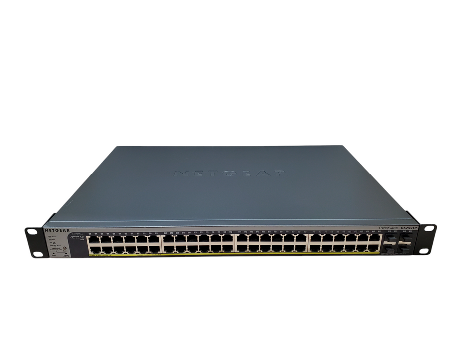 NetGear ProSafe GS752TP 48-Port Gigabit Smart Switch PoE+ w/4x SFP ports