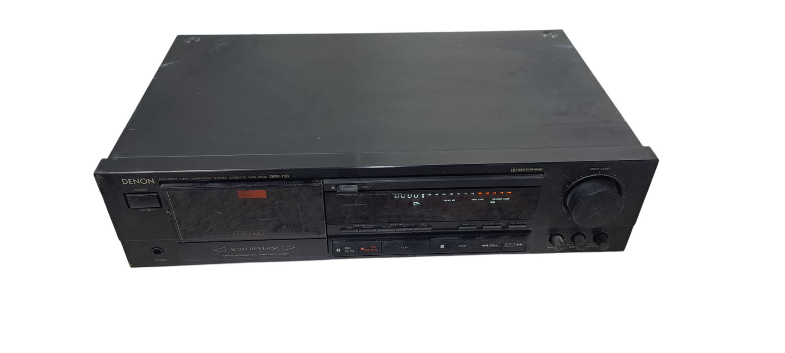 Vinatge Denon DRR-730 Cassette Tape Deck | Dolby B-C NR HX PRO