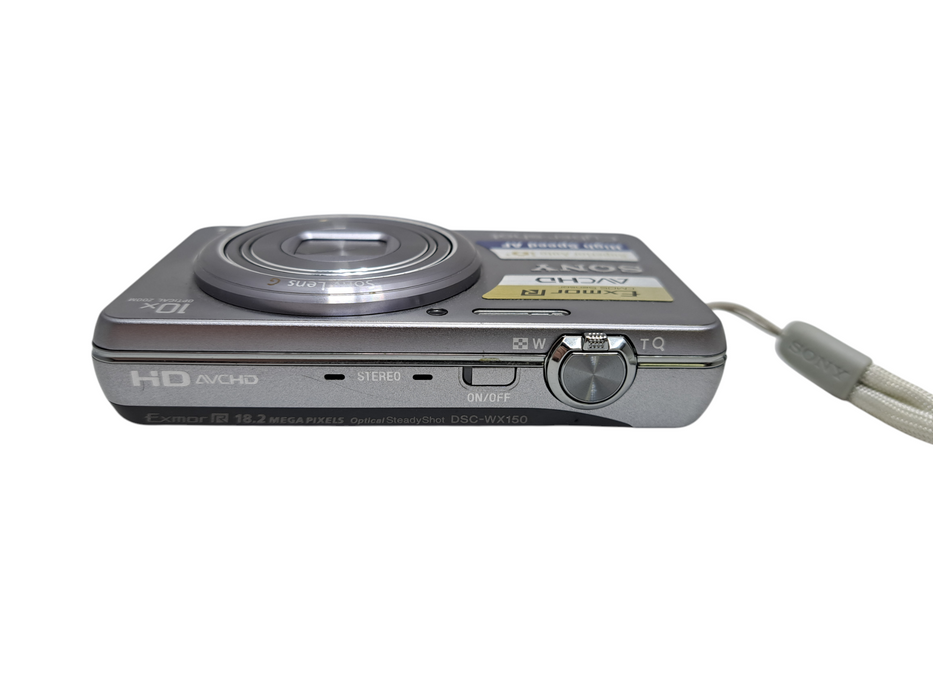 Sony Cyber Shot DSC-WX150 18.2 MP Digital Camera w/ Battery )