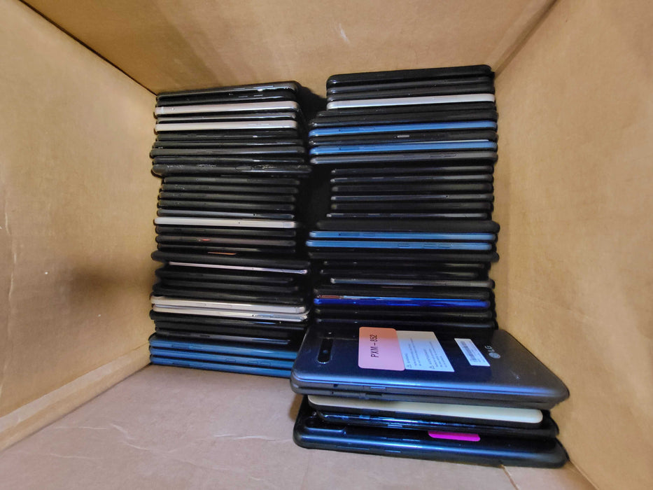 Lot of 70x Android Phones [Samsung/Google/LG | B Condition][PXM-25] (