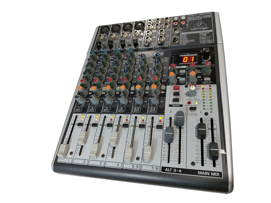 Behringer XENYX-X1204USB 12-Channel USB Audio Mixer with Effects =