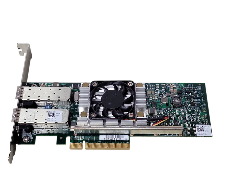 Dell Broadcom Dual-Port 10GbE SFP PCIe Network Adapter Dell P/N: 0N20KJ _
