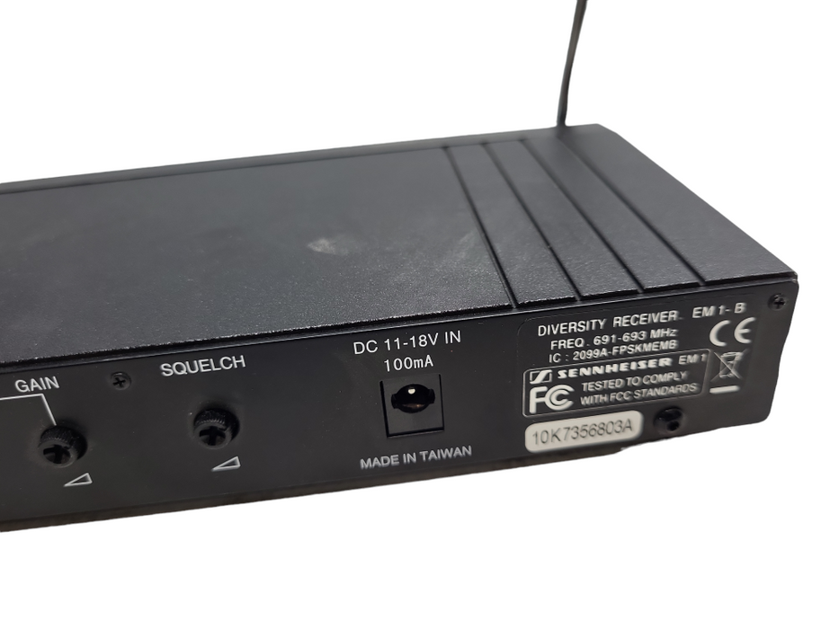 Sennheiser EM 1-B Wireless Bodypack Microphone Transmitter &