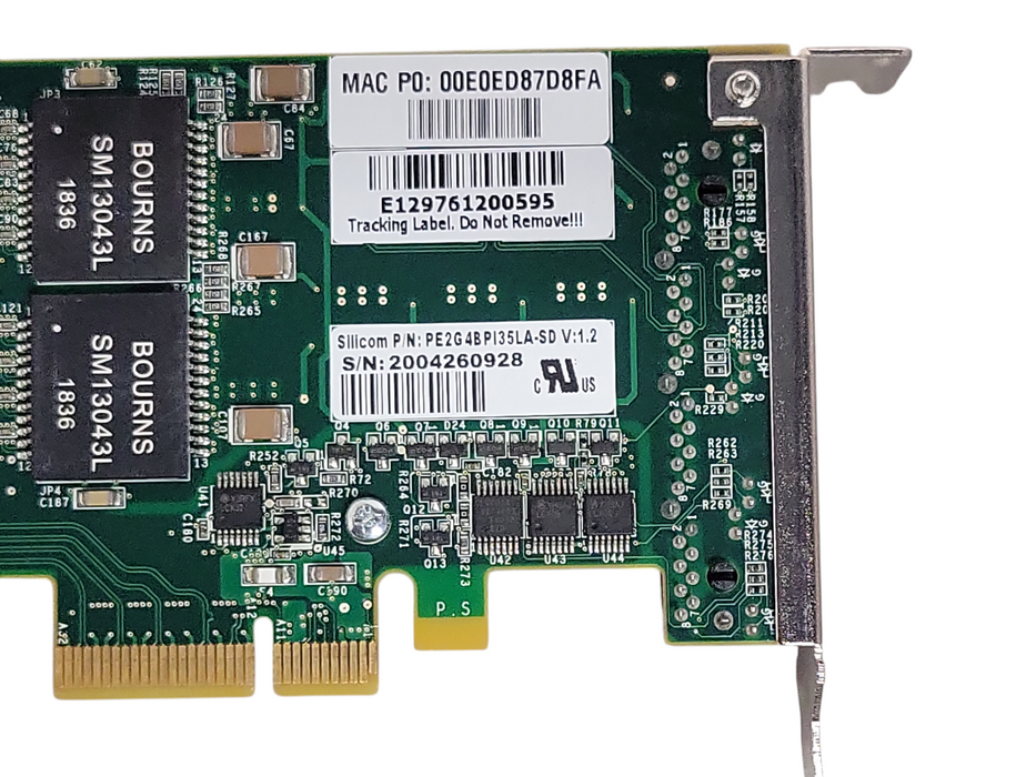 Silicom Quad-Port Gigabit PCIe Bypass Network Adapter P/N:PE2G4BPI35LA-SD _