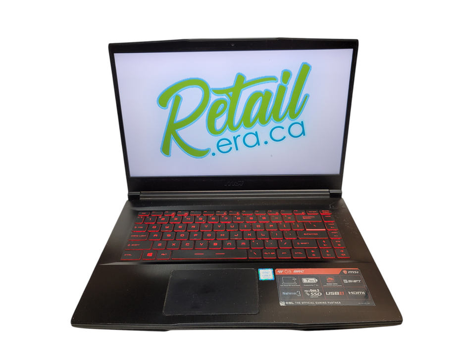MSI GF63 i7-8750H 16GB DDR4 GTX 1050 500GB SSD READ β Lap200