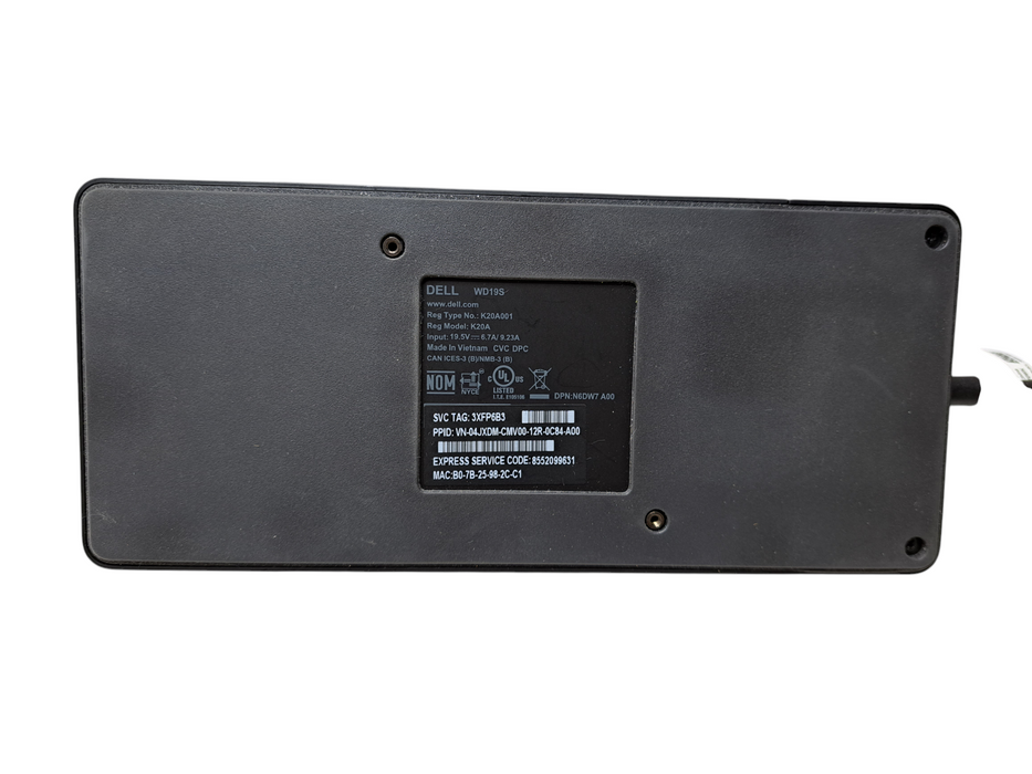 Dell WD19S USB-C Docking Station w/ 180W Power Adapter