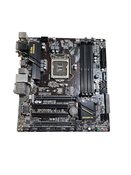 Gigabyte GA-B150M-D3H-GSM Intel LGA1151 DDR4 B150M Motherboard *READ*