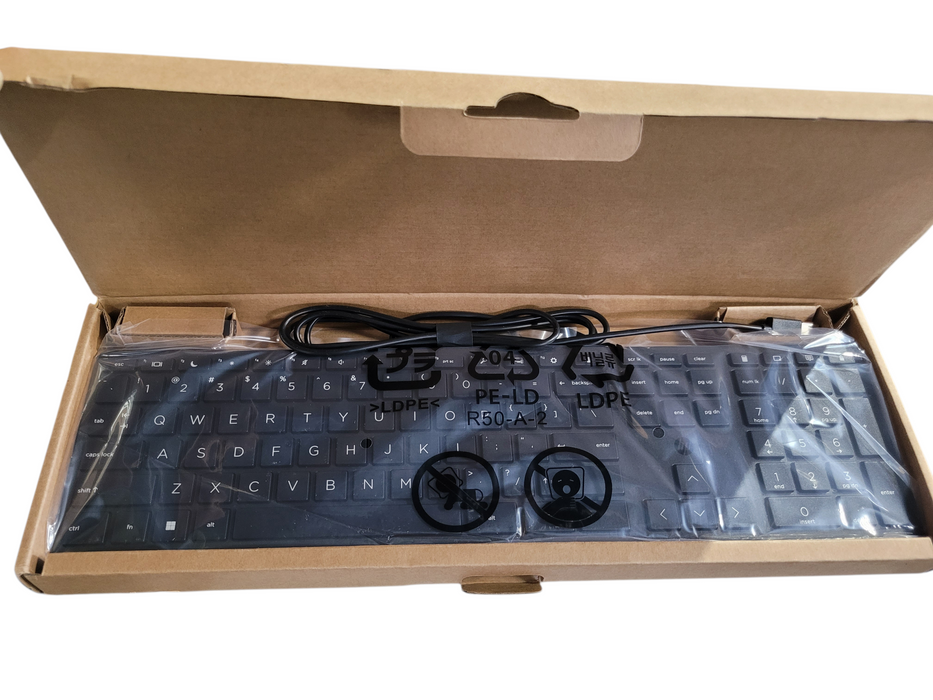 HP Wired Desktop 320K keyboard L96909-001 Q