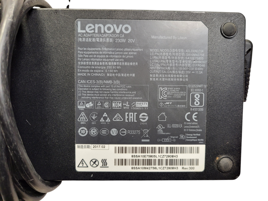 Lenovo ThinkPad Universal Thunderbolt 4 Dock 40B0 w/ 230W AC $