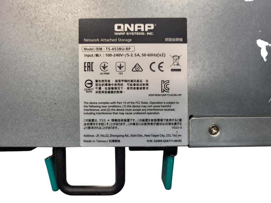 Qnap TS-453BU-RP 4 Bay Network NAS Enclosure No HDD $