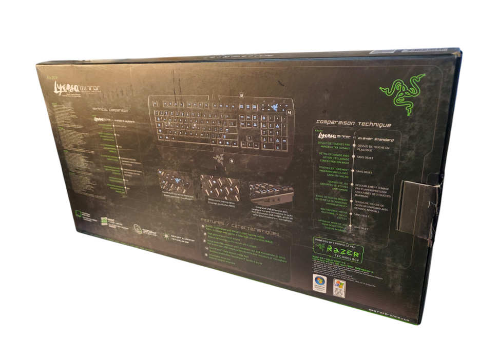Razer Lycosa Backlit Gaming Keyboard READ