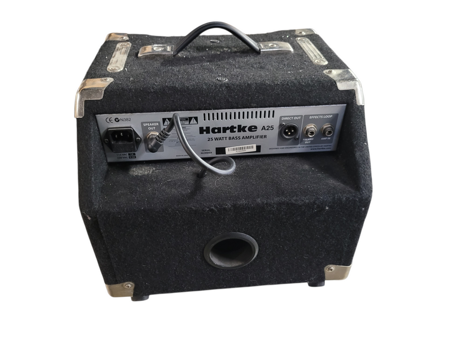 Hartke A25 Bass Combo Amp 25 Watts 8" Aluminum Cone Driver