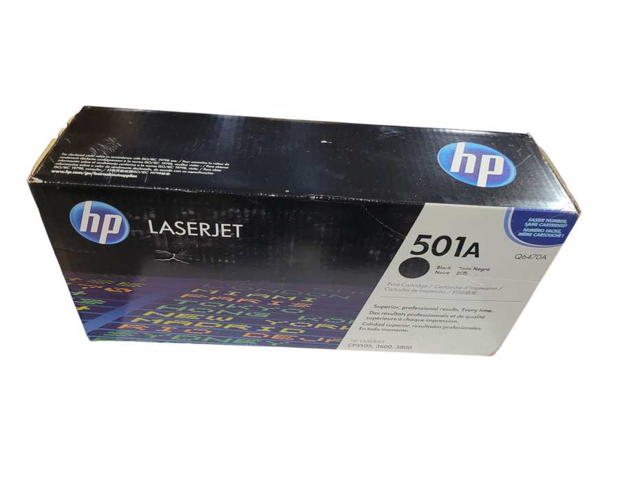 LaserJet 501A  Black Q6470A Toner Q