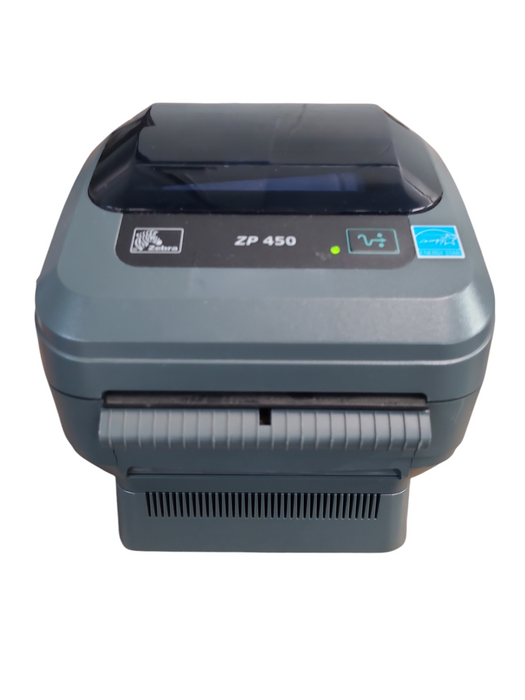 Zebra ZP 450 Thermal Printer w/ Power Adapter Tested