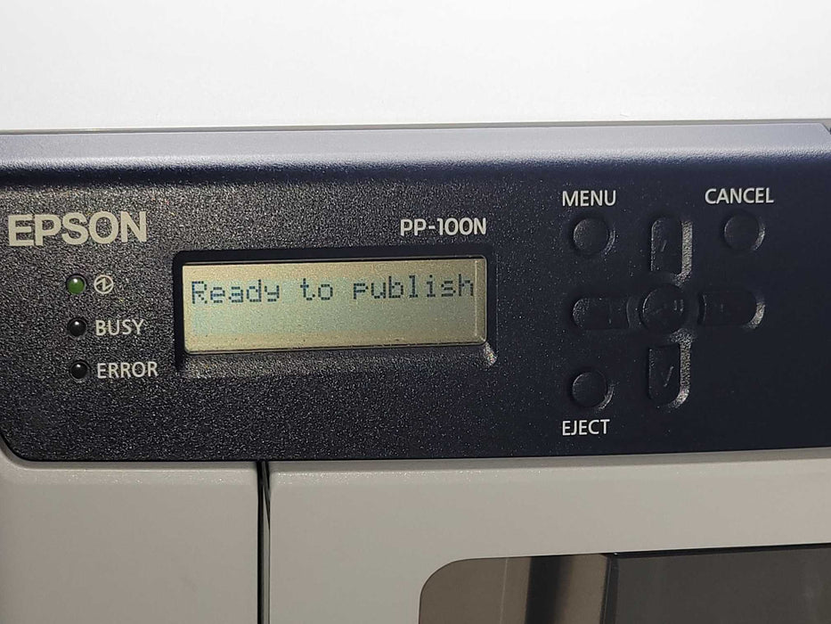 Epson PP-100 Disc Producer Publisher CD/DVD Printer - N131A, READ _