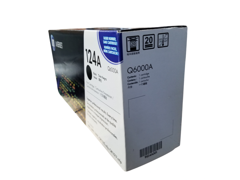 HP 124A LaserJet Toner Cartridge Q6000A - Black