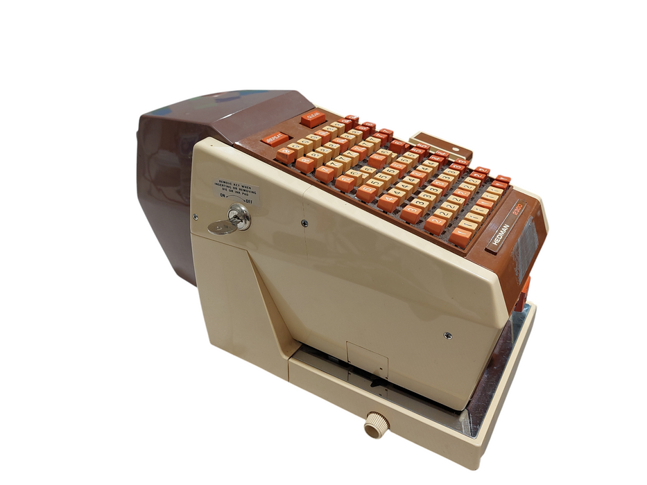 Vintage Hedman 2300 FE Electric Cheque Writer LR-4866 =