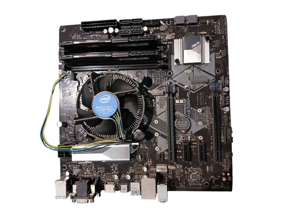 Asus Prime H370m-Plus Motherboard & Intel i5-9400 16GB DDR4 READ