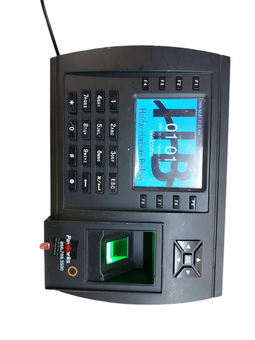 Payworks Access Control Biometric Data Collection Terminal