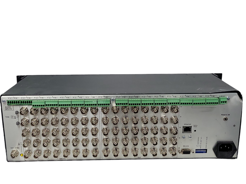 Kramer 8x8 RGBHV Balanced Audio Matrix Switcher VP-88ETH, READ _