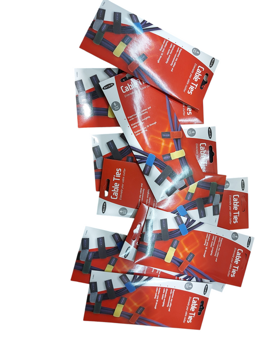 Lot 10x - Belkin Cable Ties 6 Color Pack F8B024