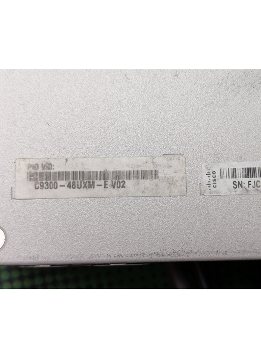 Cisco C9300-48UXM-E V02 48-Port 2.5G UPOE Networking Switch -