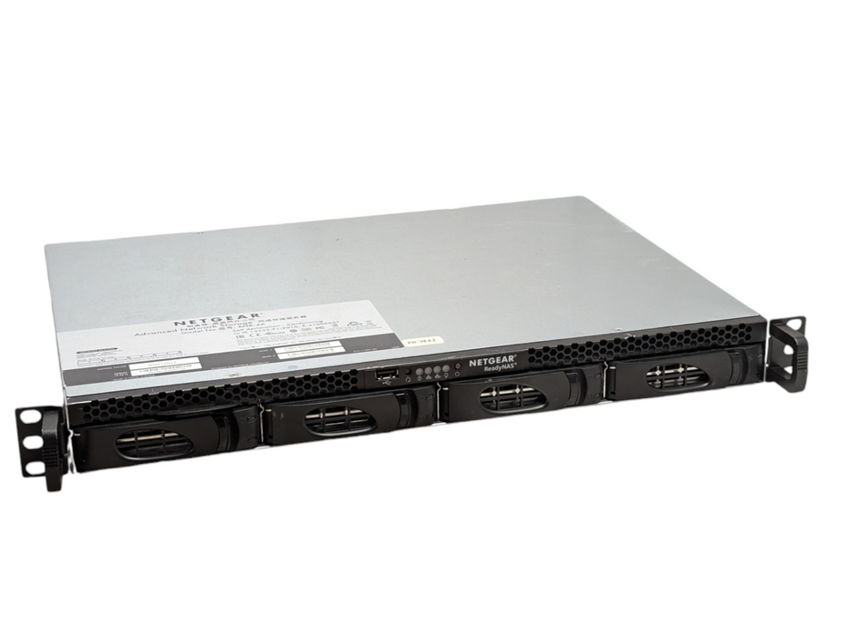 NETGEAR ReadyNAS RNR-4A RN2120 v2 with 2 4TB HDDs installed  -