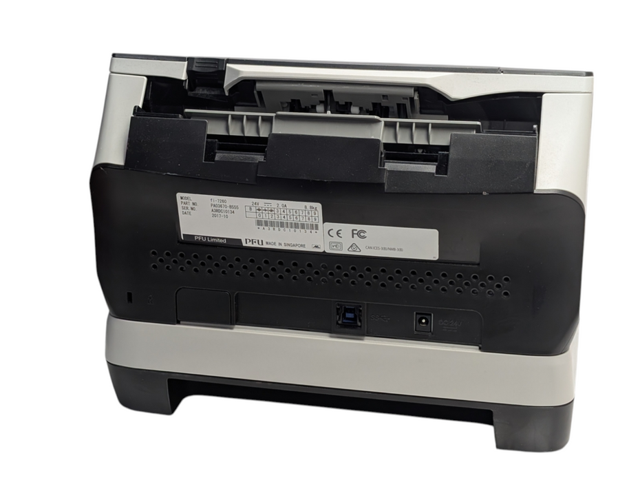 Fujitsu Fi-7260 Flatbed + Feeder Scanner READ -