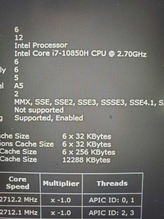 Dell PRECISION 3551 Laptop i7-10850H 2.7GHz 32GB RAM 1TB NVME P620 GPU  Lap200