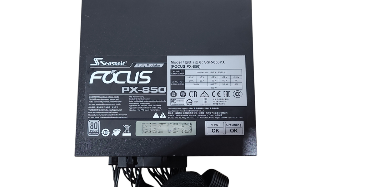 Seasonic Focus PX-850 (SSR-850PX) Modular Desktop Power