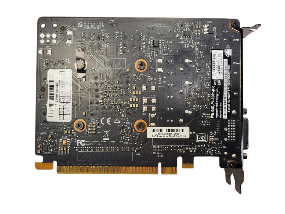 EVGA NVIDIA GeForce GTX 1050 Ti 4GB GDDR5 Graphics Card - 04G-P4-6253-KR $