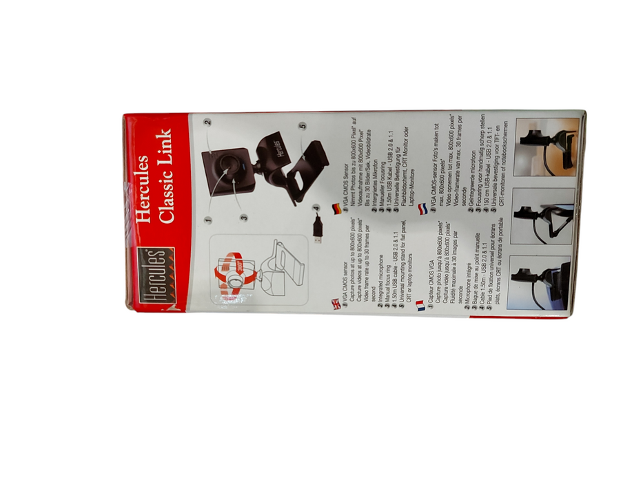 Lot 2x Hercules Webcam | Dualpix Exchange | Classic Link - Read description