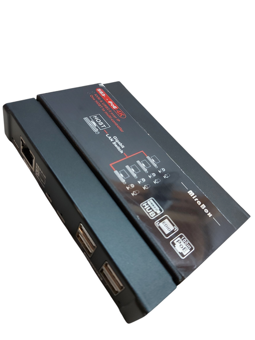 MiraBox HSV563 KVM HDMI 4K Extender over IP+USB2.0 Hub