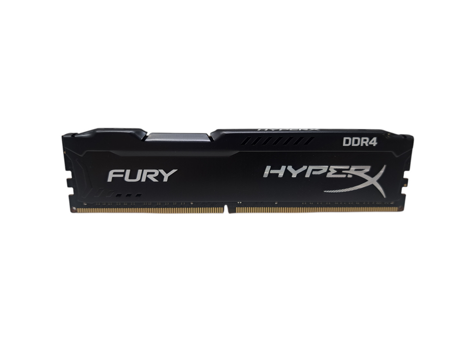 Kingston HyperX Fury 8GB DDR4-2666 Desktop Memory | HX426C15FBK2/16 Q)