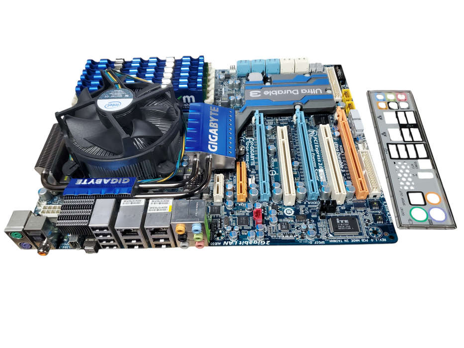 GIGABYTE GA-EX58-UD5 LGA1366 DDR3 Motherboard COME WITH 12GB RAM I7 CPU