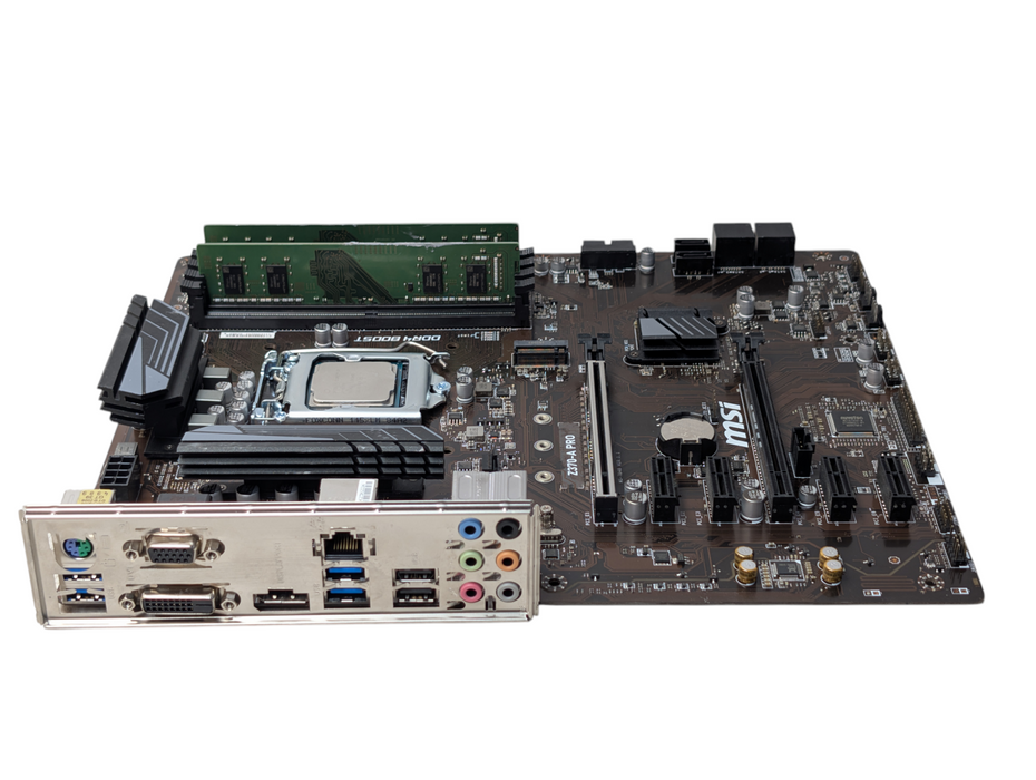MSI Z370-A PRO Intel Core i7-8700 16GB RAM Motherboard Combo  -