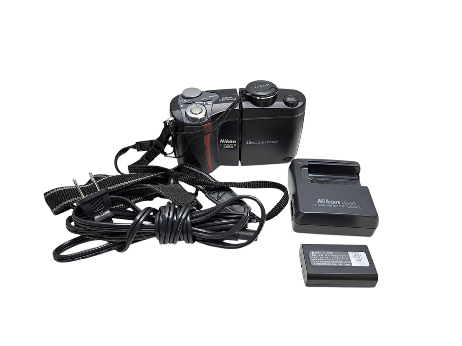 Nikon CoolPix 4500 4.0MP Digital Camera w/ Battery & Charger | TESTED )