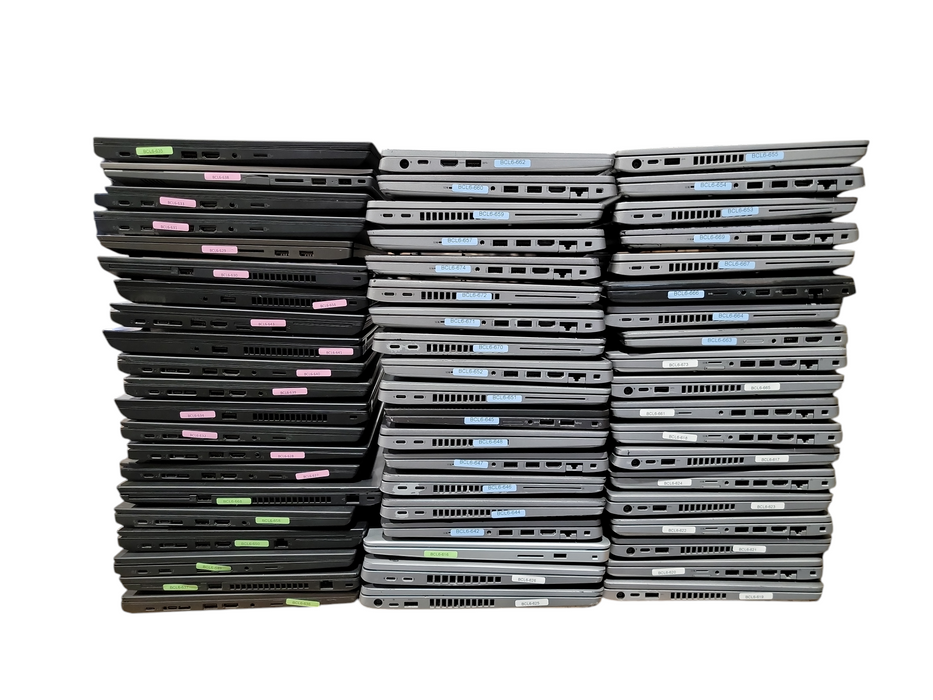 Lot 59x B/C-Grade Dell/Lenovo 10-11Gen Laptops (BCL6-02)