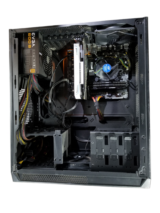 Custom PC Core i5-6600K 3.30GHz, GTX 1050Ti, 16GB DDR4, 256GB NVMe, 600W