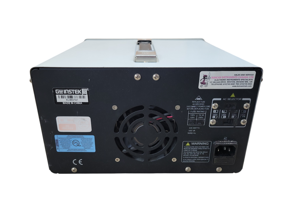 GW Instek GPS-3303 Laboratory DC Variable Linear Power Supply up to 60V 6A !