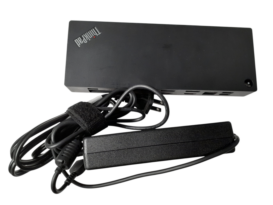 Lenovo DK1841 40AN ThinkPad Thunderbolt 3 Dock Gen2 W/ Adapter