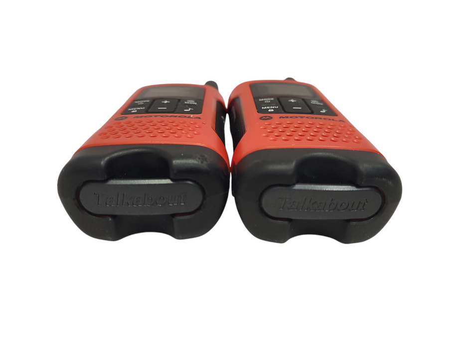 MOTOROLA T265 Rechargeable Emergency Preparedness 2-Way Radio Orange (2 Pack) Q$