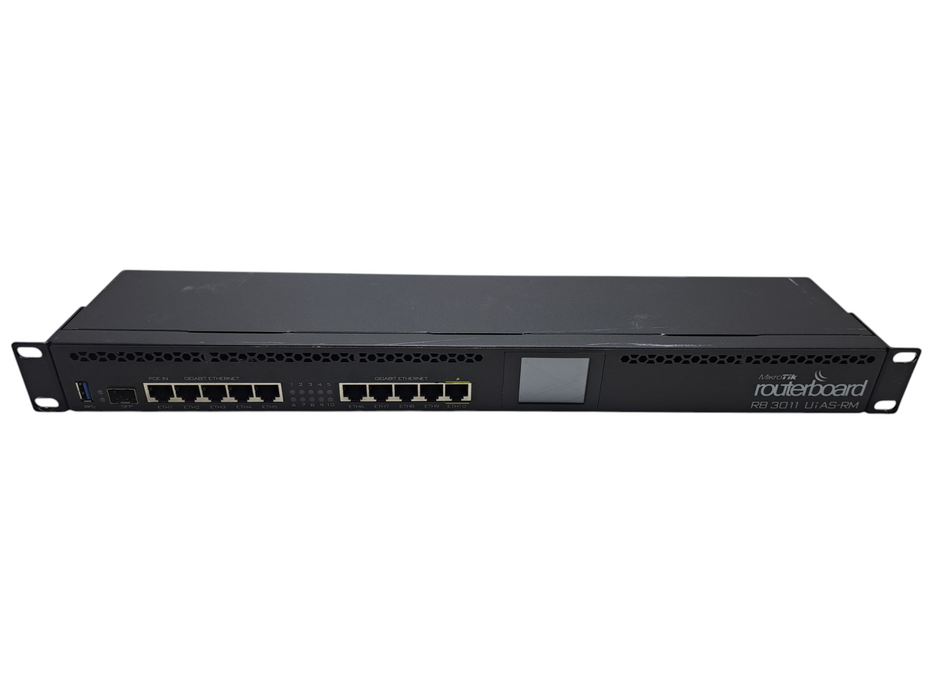 MikroTik RB3011UiAS-RM 10-Port Rack Mountable Gigabit Ethernet Router )