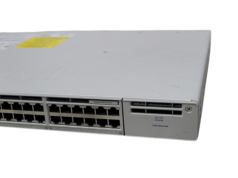 Cisco C9200-24P-E 24-Port Gigabit PoE+ Managed Switch 1x PWR-C6-600WAC PSU _
