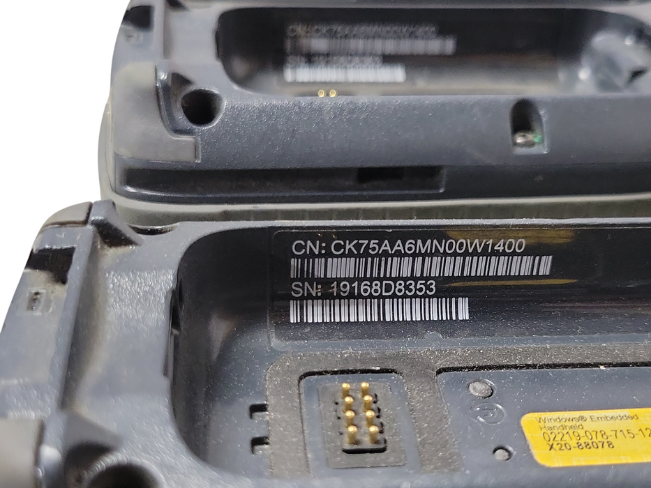 Lot of 4x Intermec CK75AA6MN00W1400 barcode scanners, no battery, READ _