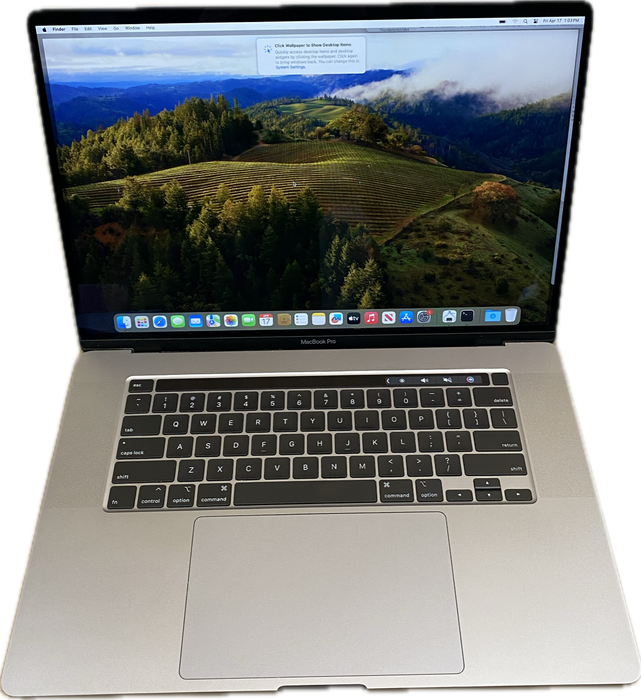 Apple MacBook Pro 16' 2019 i7-9750H Radeon Pro 5300M 16GB RAM 512SSD READ