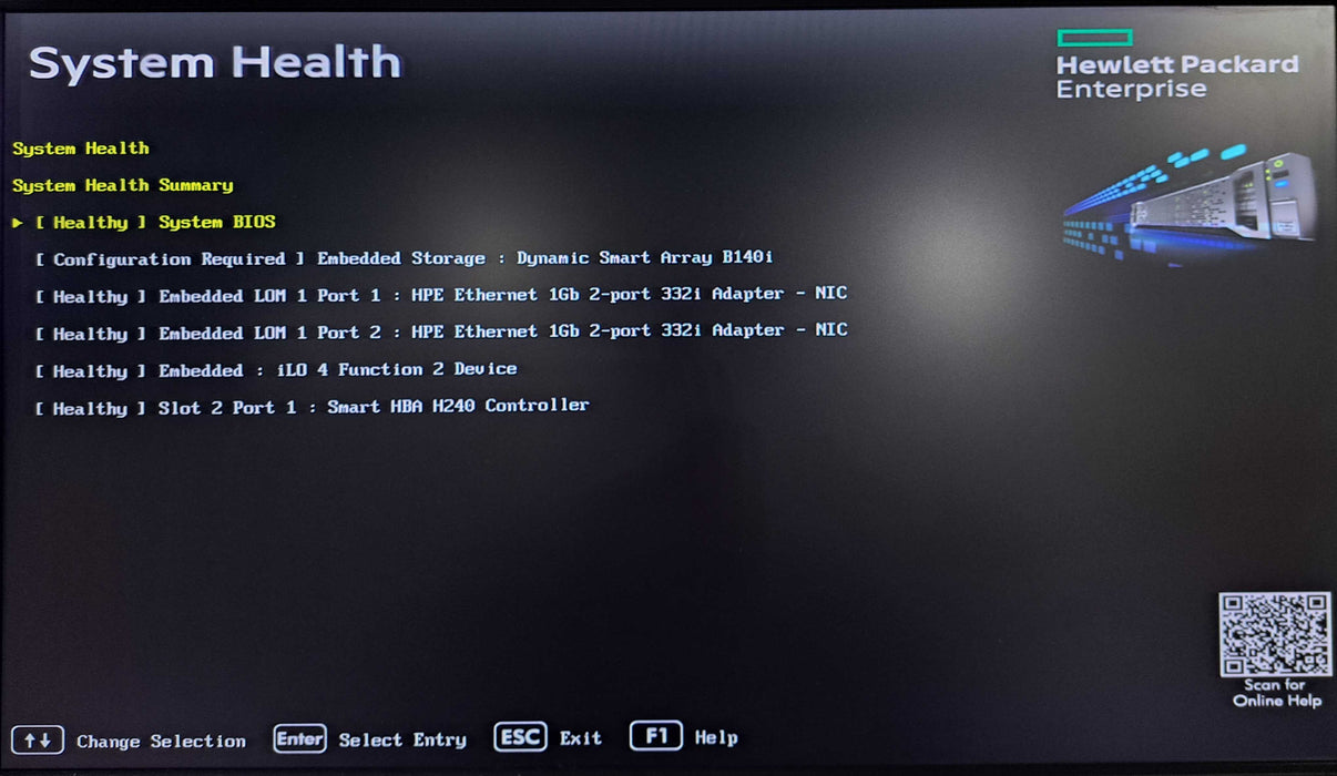 HP ProLiant DL20 Gen9 | Xeon E3-1230 v6 @3.50GHz, 16GB DDR4, B140i RAID