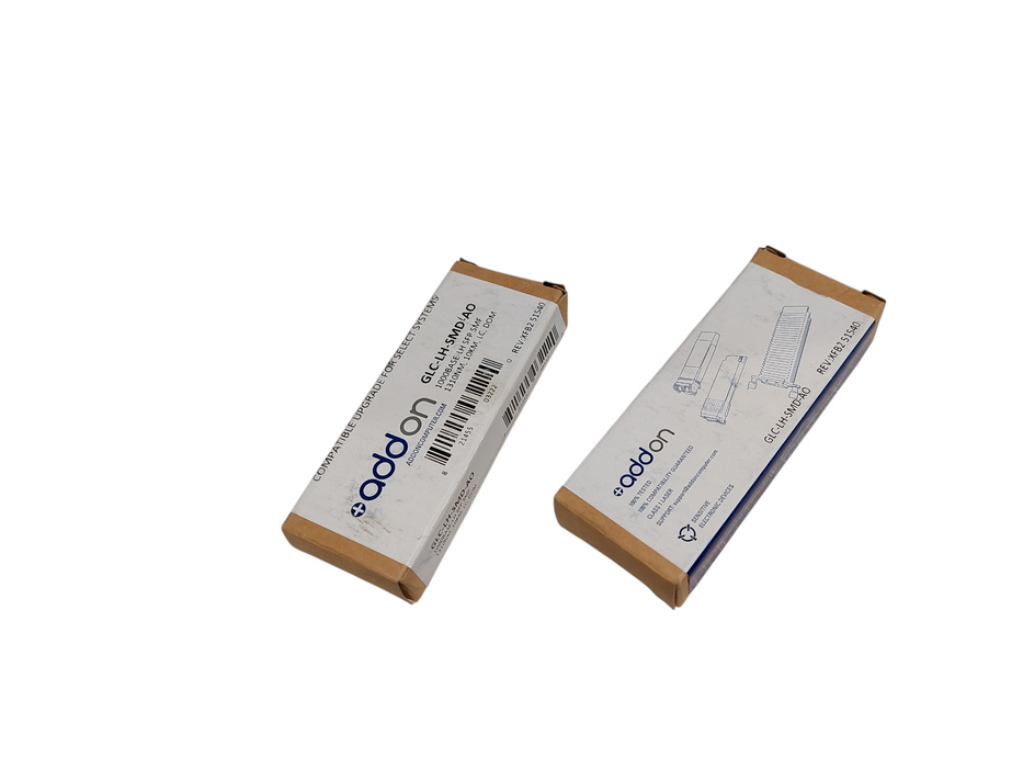 2- ADDON GLC-LH-SMD-AO 1000 Base- LH SFP SMF 1310NM, 10KM, LC,DOM  =
