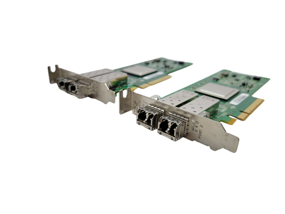 Lot of 2x - HP Dual Port 8.5Gbp/s Fibre Channel QLE2562 %